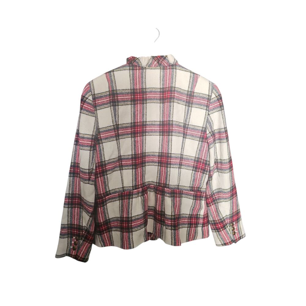 Talbots Red Plaid Jacket - Picture 4 of 8